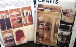 8260 MCCALLS CLOSET / BED ORGANIZER, GARMENT BAG, HANG UPS PATTERN